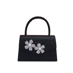 Pearl Blossom Glitter Satchel