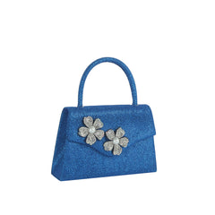 Pearl Blossom Glitter Satchel