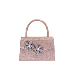 Pearl Blossom Glitter Satchel