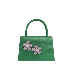 Pearl Blossom Glitter Satchel