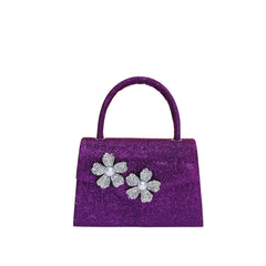 Pearl Blossom Glitter Satchel