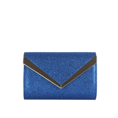 Glitter Chevron Envelope Clutch