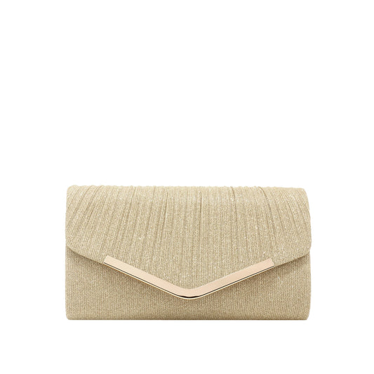 Radiant Pleated Envelope Clutch