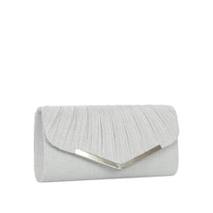 Radiant Pleated Envelope Clutch
