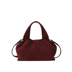 Soft Suede Slouch Hobo Crossbody Bag
