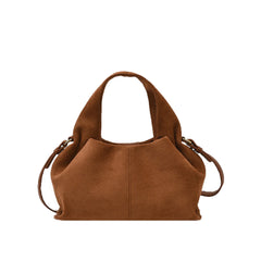 Soft Suede Slouch Hobo Crossbody Bag