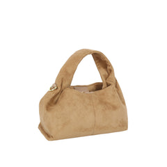 Soft Suede Slouch Hobo Crossbody Bag