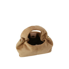 Soft Suede Slouch Hobo Crossbody Bag