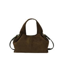 Soft Suede Slouch Hobo Crossbody Bag