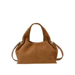 Soft Suede Slouch Hobo Crossbody Bag