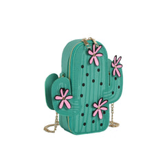 Blooming Cactus Crossbody Bag