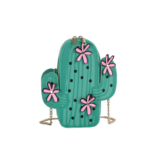 Blooming Cactus Crossbody Bag