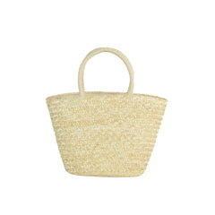Embroidered Fruit Straw Market Tote