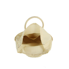 Embroidered Fruit Straw Market Tote