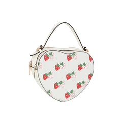 Heart-Shaped Mini Top Handle Crossbody Bag