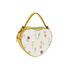 Heart-Shaped Mini Top Handle Crossbody Bag