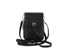 Women Front Flap Double Zip Crossbody