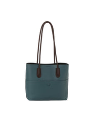 2 in 1 button detailed front pocket tote