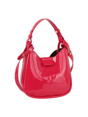 Shiny leather petite cute crossbody bag