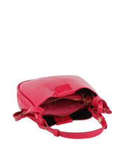 Shiny leather petite cute crossbody bag