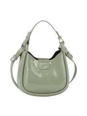 Shiny leather petite cute crossbody bag