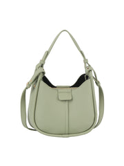 Soft leather classic design bucket bag