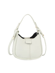 Soft leather classic design bucket bag