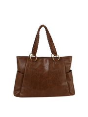 Fashion Braided Handle Daily Tote