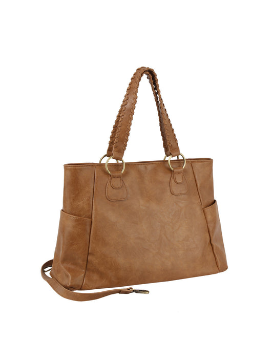 Fashion Braided Handle Daily Tote