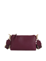 Double-zip Pebbled Crossbody