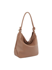 Knotted Handle Slouch Shoulder Bag
