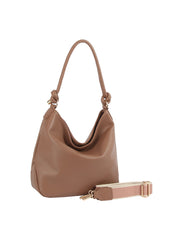 Knotted Handle Slouch Shoulder Bag