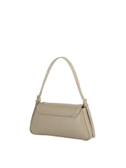 Heart Turn-Lock Structured Shoulder Bag