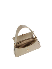 Heart Turn-Lock Structured Shoulder Bag