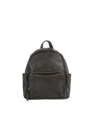 Classic Faux Leather Everyday Backpack