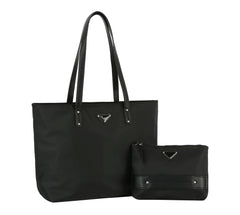 2 in 1 Tote Bag with Large Work Shoulder Travel Handbag