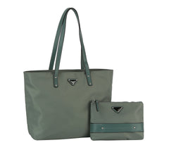 2 in 1 Tote Bag with Large Work Shoulder Travel Handbag