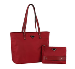 2 in 1 Tote Bag with Large Work Shoulder Travel Handbag