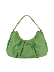 Scrunched dumpling nylon daily hobo bagg