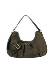 Scrunched dumpling nylon daily hobo bagg