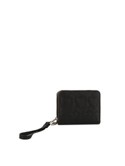 Square Heart Quilted Leather Wallet