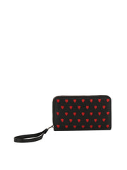 Long Heart Printed Cute Wallet