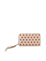 Long Heart Printed Cute Wallet