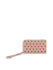 Long Heart Printed Cute Wallet