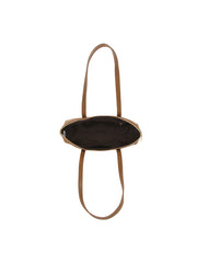 Suede Arc Shoulder Bag