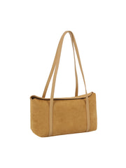 Suede Rectangle Shoulder Bag