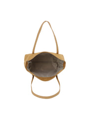 Suede Rectangle Shoulder Bag