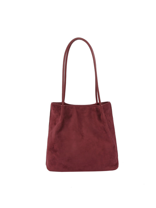 Minimal Suede Everyday Tote