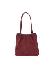 Minimal Suede Everyday Tote