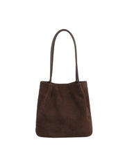 Minimal Suede Everyday Tote